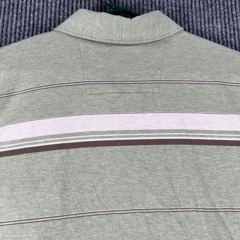 Banana Republic Polo Shirt Mens XL Extra Large Green Short Sleeve 100% Cotton